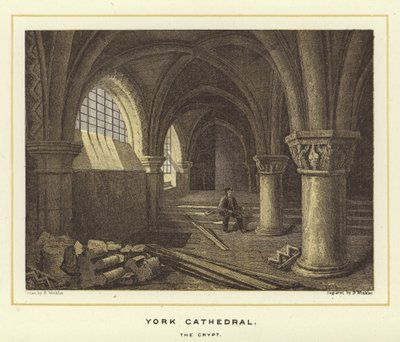 Catedral de York, a cripta de English School