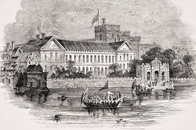 York House, Londres, de "Old England&39;s Worthies" de Lord Brougham e outros, publicou Londres, c.1880s de English School