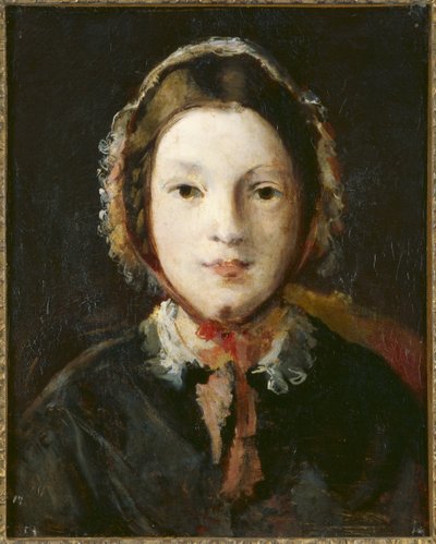 Mulher jovem, com, um, capota de English School