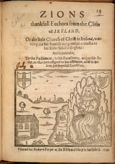 Ecos agradecidos de Sião dos penhascos da Irlanda de English School