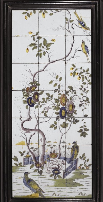 Telhas de Bristol (cerâmica policromada) de English School English School