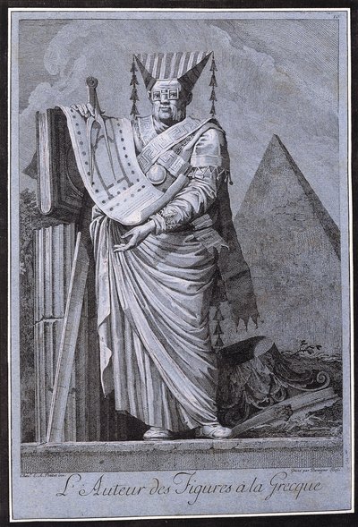O Arquiteto em Estilo Grego, 1771 de Ennemond Alexandre Petitot