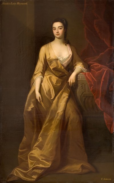 Retrato de uma senhora Maynard, 1745. de Enoch Seeman