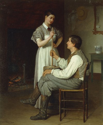 A mão amiga, 1877 de Enoch Wood Perry