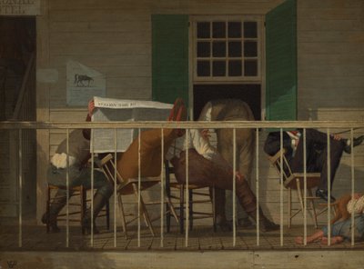 O Verdadeiro Americano, ca. 1874 de Enoch Wood Perry
