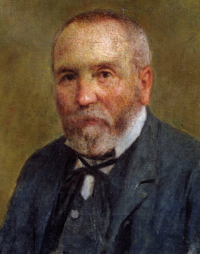 Retrato do meu pai (Giuseppe Cavalli) (óleo sobre tela) de Enrico Cavalli
