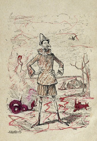 Pinóquio, 1883 de Enrico Mazzanti