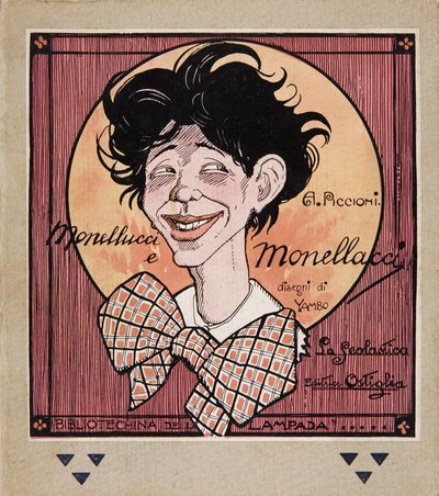Capa de Monellucci e Monellacci de A. Piccioni de Enrico de aka Yambo Conti Novelli