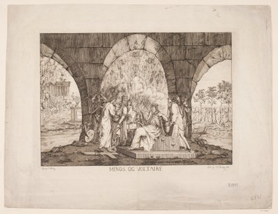 Minos e Voltaire de Erasmus Cristoffer Karlebye