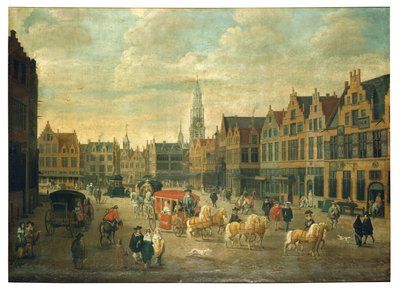 Meir em Antuérpia (óleo sobre tela) de Erasmus de Bie