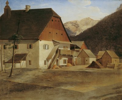 A grande casa do martelo em Hirschwang an der Rax de Erasmus von Engert