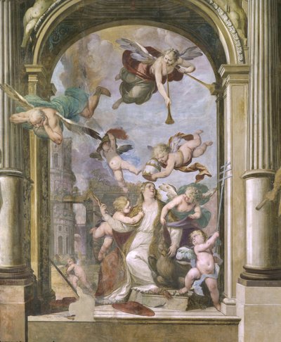 A coroação da Virgem Maria de Ercole Procaccini