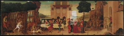 A história de Nastagio degli Onesti de Ercole de (circle of) Roberti