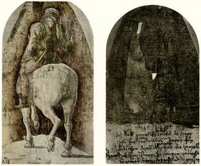 Figura equestre para a capela Garganelli em Bolonha de Ercole de Roberti