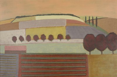 Paisagem Roussillon de Eric Contemporary Artist Hains