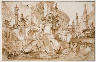 Fantasia arquitetônica – porto antigo de Eric Hebborn