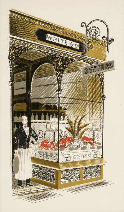 Oyster Bar, c.1938 de Eric Ravilious