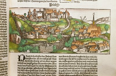 Uma vista da cidade de Praga de Erich Lessing