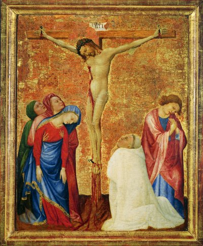 O Calvário com um monge cartuxo ... de Erich Lessing