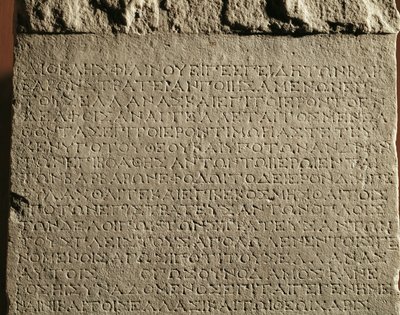 Decreto da cidade de Cos, Grécia de Erich Lessing