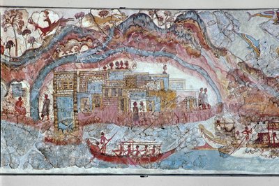 Entrada de uma frota no porto de Erich Lessing