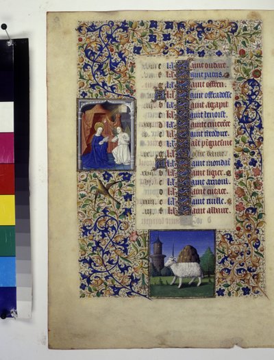 Página inteira: página do calendário para março de Erich Lessing