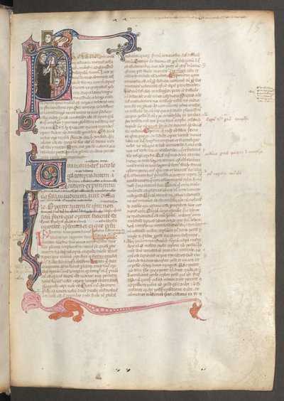 Página inteira: texto e iniciais historiadas de Erich Lessing