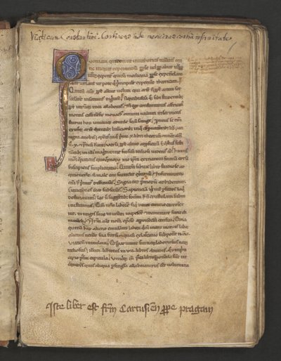 Página inteira: texto e "Q" inicial de Erich Lessing