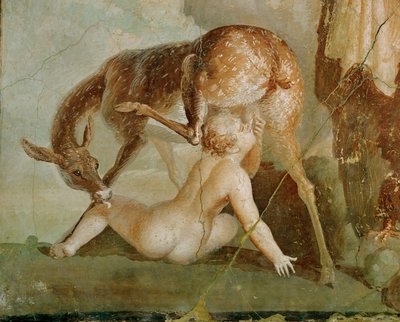 Héracles encontra o seu filho Télefo na Arcádia de Erich Lessing