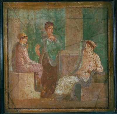 Ninfa que consulta o oráculo de Erich Lessing