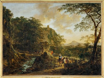 Paisagem com viajantes ... de Erich Lessing