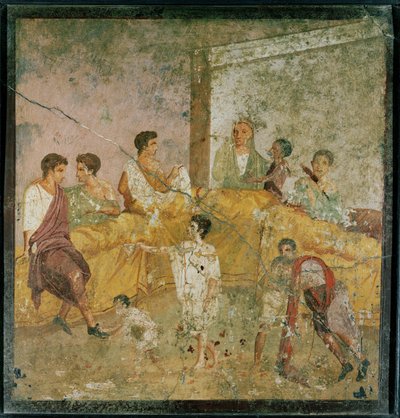 Pessoas a comer e a beber de Erich Lessing