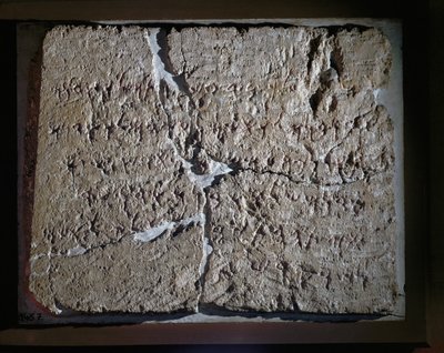 Inscrição fenícia relativa a Bodastort, filho de Eshmonazar de Erich Lessing