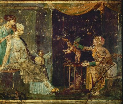 Duas senhoras elegantes junto do procurador de Erich Lessing