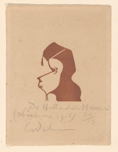 De Hollandsche Mecenas (título original no objeto) de Erich Wichmann (signed by artist)