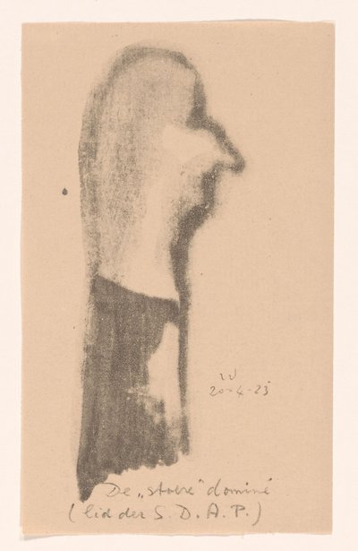 O pregador duro (membro da S.D.A.P.) (título original sobre o objecto)
Idealisten II en verdere Kanttekeningen (título original da série) de Erich Wichmann