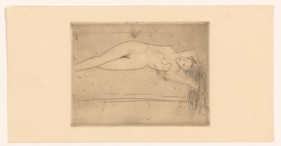 Mulher nua reclinada de Erich Wichmann