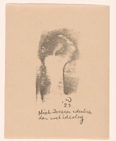 Não tanto idealista como ideólogo (título original sobre o objecto) de Erich Wichmann