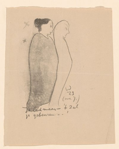 Duas figuras de pé
Idealistas II e outras Anotações (título original da série) de Erich Wichmann