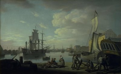 Porto de Copenhaga visto de Larsens Plads de Erik Pauelsen