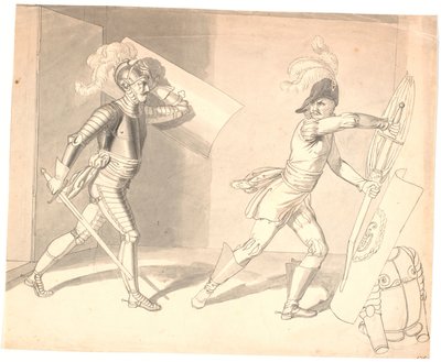 Dois guerreiros de luta de Erik Pauelsen