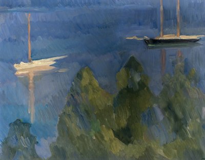 Mar azul (pintura) de Erik Theodor Werenskiold