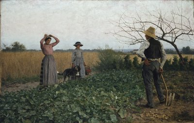 No campo de batata de Erik Theodor Werenskiold