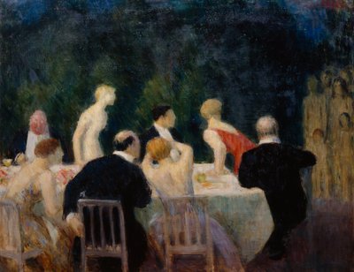 O jantar de Erik Theodor Werenskiold