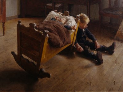 Dois irmãos de Erik Theodor Werenskiold
