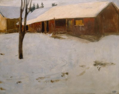 Inverno de Erik Theodor Werenskiold
