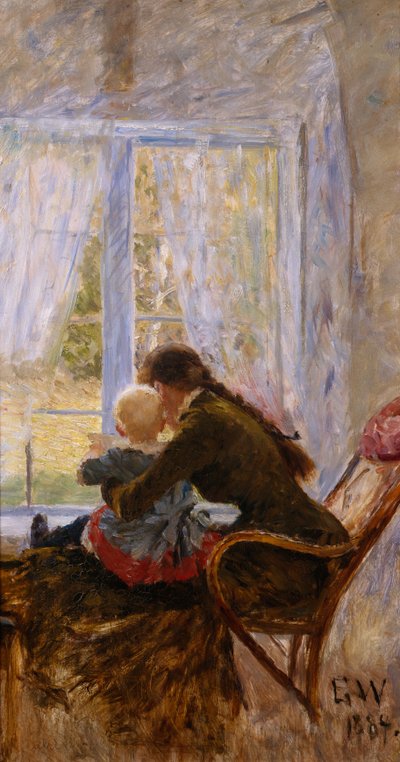 Tu e o Bebé de Erik Theodor Werenskiold