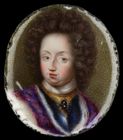 Miniatura de Carlos XI, Rei da Suécia de Erik Utterhielm