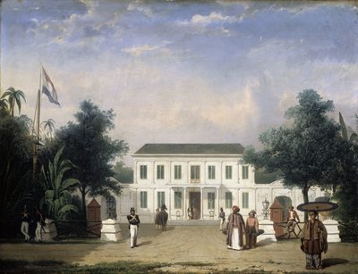 Casa no Rijswijk, Batavia (Jalan Veteran) de Ernest Alfred Hardouin