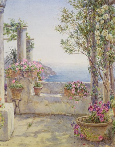 Uma varanda italiana de Ernest Arthur Rowe
